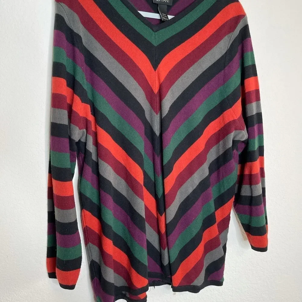 ‎Lane Bryant chevon striped sweater